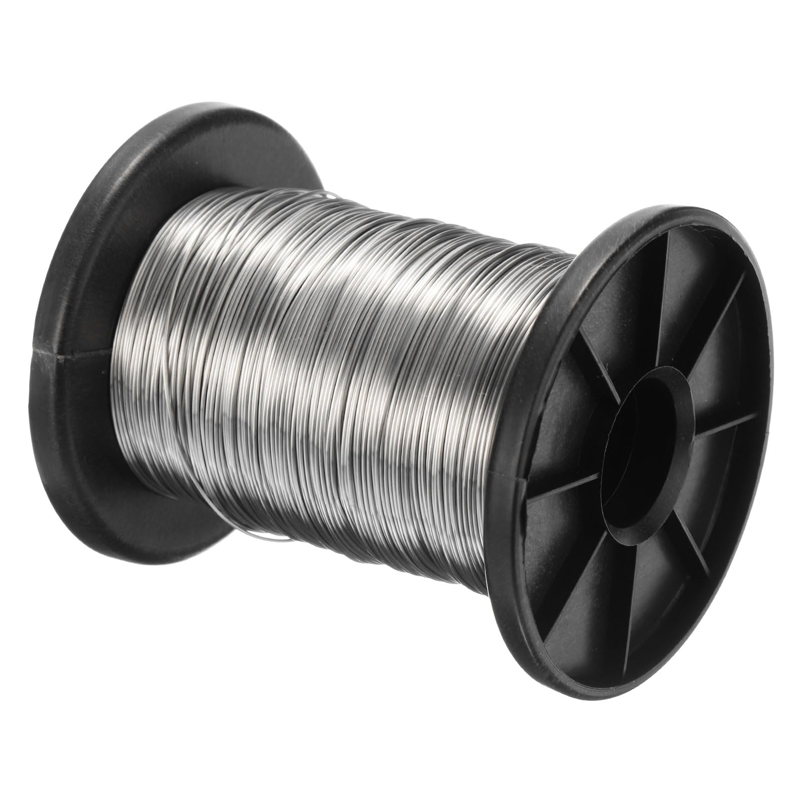 PATIKIL 304 Stainless Steel Wire, 328 Ft 0.6mm 22 Gauge Jewelry Wire Craft Wire Soft Beading Wire for Jewelry Making Bracelets Beading DIY Crafts, Silver