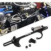RYANSTAR RACING Aluminum Throttle Cable Bracket 4150 4160 Series Throttle Brackets Billet Adjustable Black