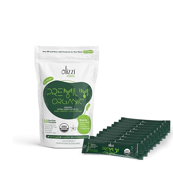 OLIVE OIL PACKETS – OLIZZI PREMIUM ORGANIC EXTRA...