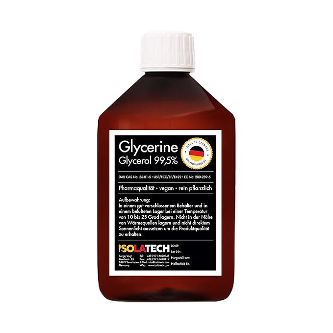 Glycerin 99.5 Pharmaceutical Grade, Food Grade E422, Pure Vegetable