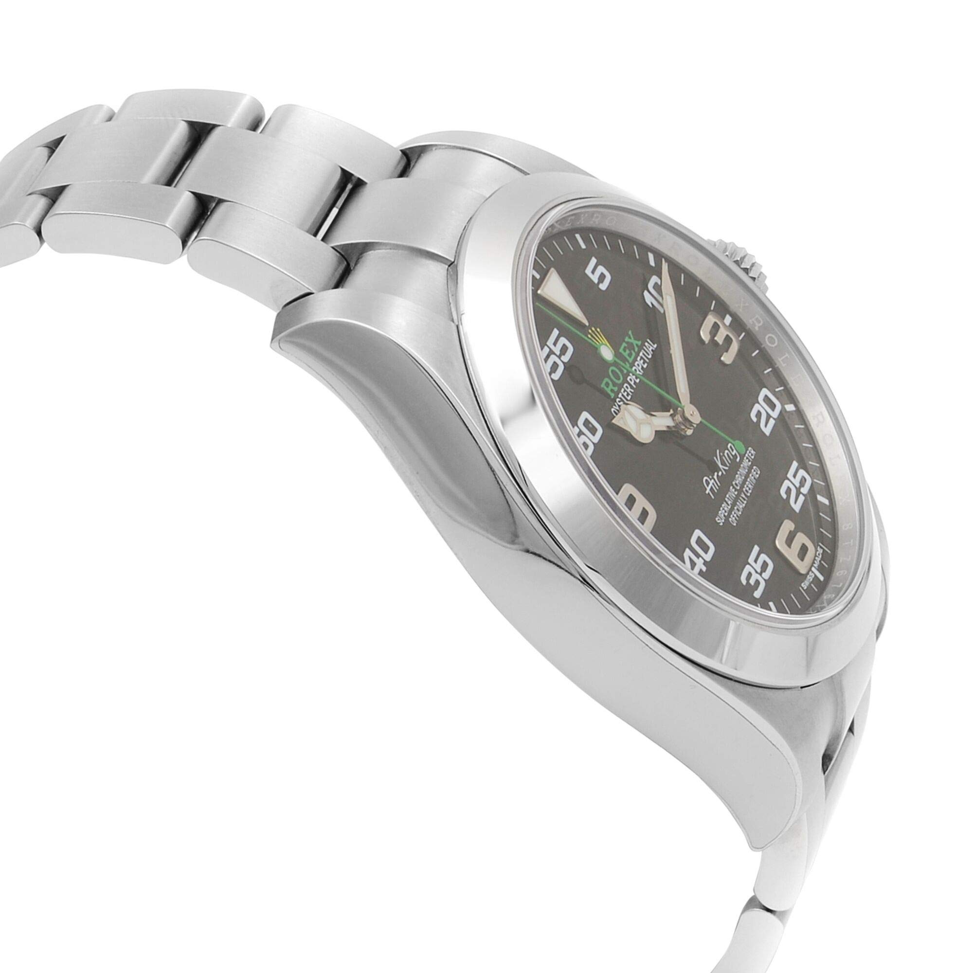 Rolex Air King Black Dial Stainless Steel Men's Watch 116900BKAO