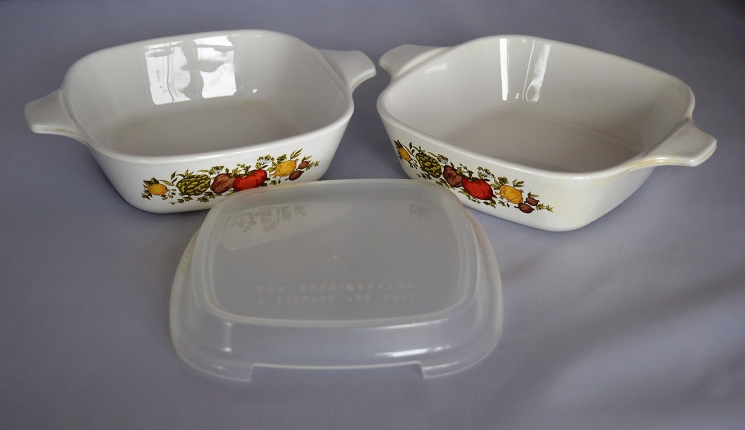Set of 4 Vintage Corning Ware " Spice of Life