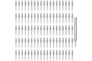 TAYLOON Double-Head Skirting Thread Seamless Nail, Double-Headed Nails, Seamless Skirting Thread Nails with Solid Wood Baseboard,Invisible Screws & Nail-Specific Sleeve Tool (100PCS)…