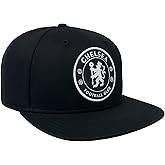 Chelsea Classic Snapback Black Hat Cap Hip Hop Style Flat Bill Adjustable Size, Licensed Product