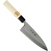 Sakai Takayuki Japanese Knife Kasumitogi Yasuki White Steel 06036 Deba Knife 165mm
