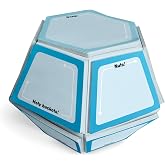 Knock Knock Sticky Note Ball: Sweary Notes Sticky Note Thingy with 12 Trapezoid Sticky Pads &amp; 1 Hexagon Sticky Pad, 25 Sheets Each