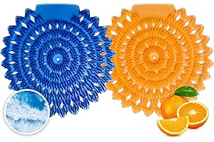 PANLUCK Urinal Screen Deodorizer with Fresh Wave Scent - Long-Lasting Odor Control for Restrooms, Durable Urinal Mats & Urinal Cakes for Commercial Use