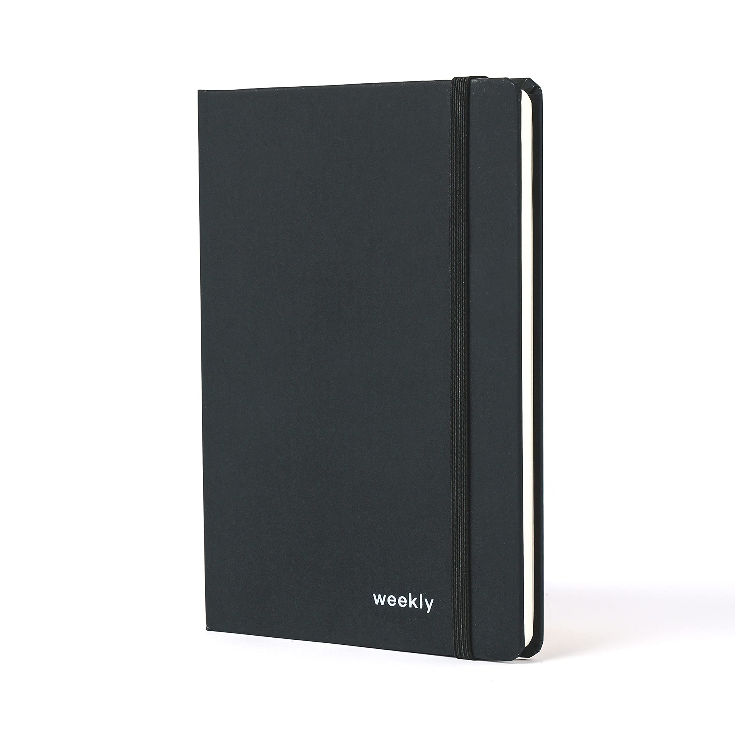 Jumble and CoJumble & Co Moodler B6 Week to View Undated Diary - Clean Slate Black