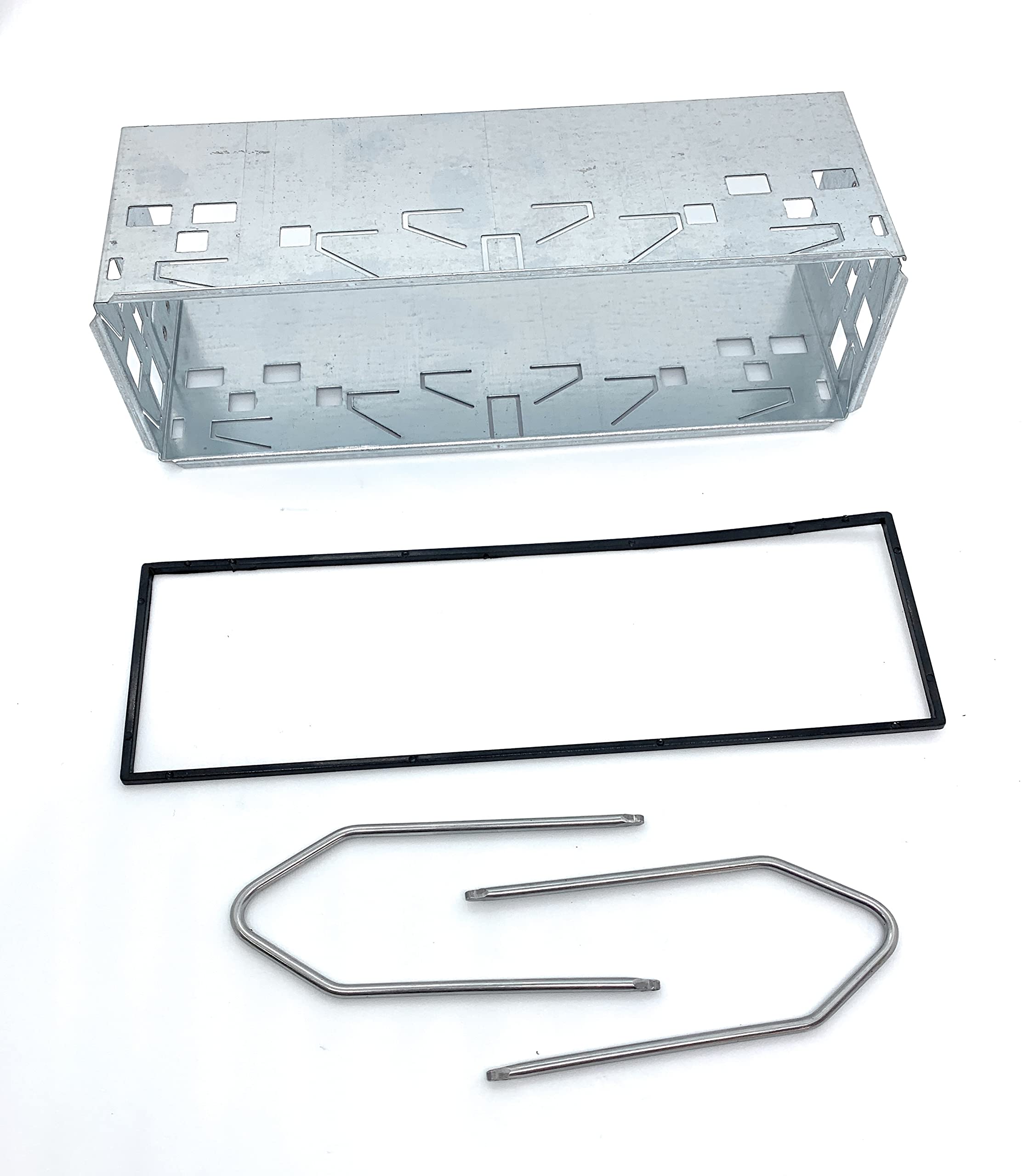 Sound-way Complete Single Din Fascia adapter car stereo radio metal frame Universal 1 DIN with release keys removal tools