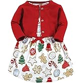 Touched by Nature baby-girls Organic Cotton Dress and Cardigan