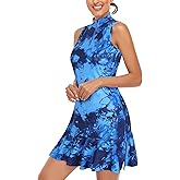 Cucuchy Womens Golf Tennis Dress Sleeveless Athletic Sports Workout Dresses