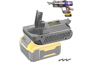 TPDL for Dewalt to for Dyson V10 Battery Adapter - for Dewalt 20V Battery Converted to Replace for Dyson V10, 25.2V Battery, Work with V10 Animal Absolute Fluffy Motorhead Allergy Vacuum Cleaners
