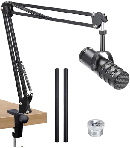 Amazon.com: SAMSON Q9U XLR/USB Dynamic Broadcast Microphone + Desk