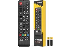 TVSNARP Universal Remote Control for Samsung Smart TVs (No Netflix,Hulu″ Buttoons)