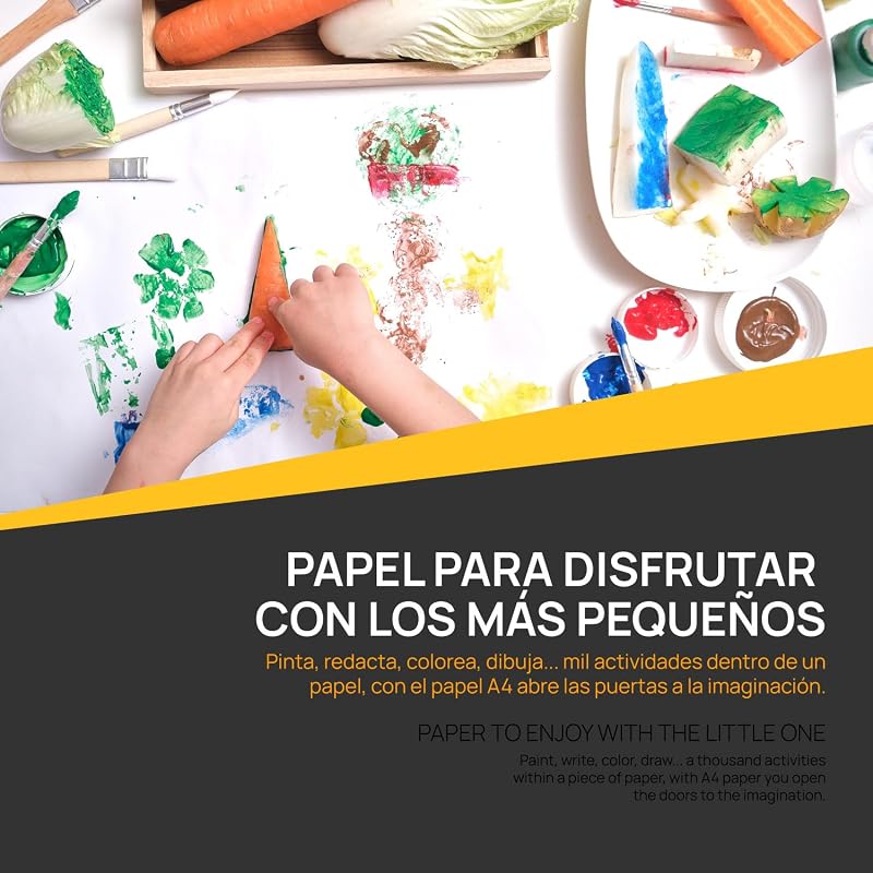 A4-Papier, 90 g, Druckerpapier, Packung für Schule, Arbeit oder Privatgebrauch, A4-Blätter für Kopierer und Mehrzweck, extra weiß – SIDI (400 h, 90 g)