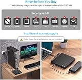 ORIGBELIE External CD DVD Drive USB 3.0 Type C Card Reader w/ 2 USB Ports Case view 7