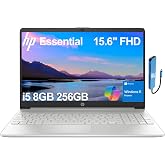 HP 15 Laptop, 15.6" FHD Anti-Glare, Intel Core i5, 8GB RAM, 256GB PCIe SSD | Non-Touch Display, Intel UHD Graphics, Webcam, USB-C, HDMI, Wi-Fi, Windows 11 Home w/Copilot, Natural Silver, 15-dy2795wm