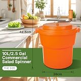 Hakka Brothers 10L Commercial Salad Spinner Lettuce Dryer Large 4 Heads view 3