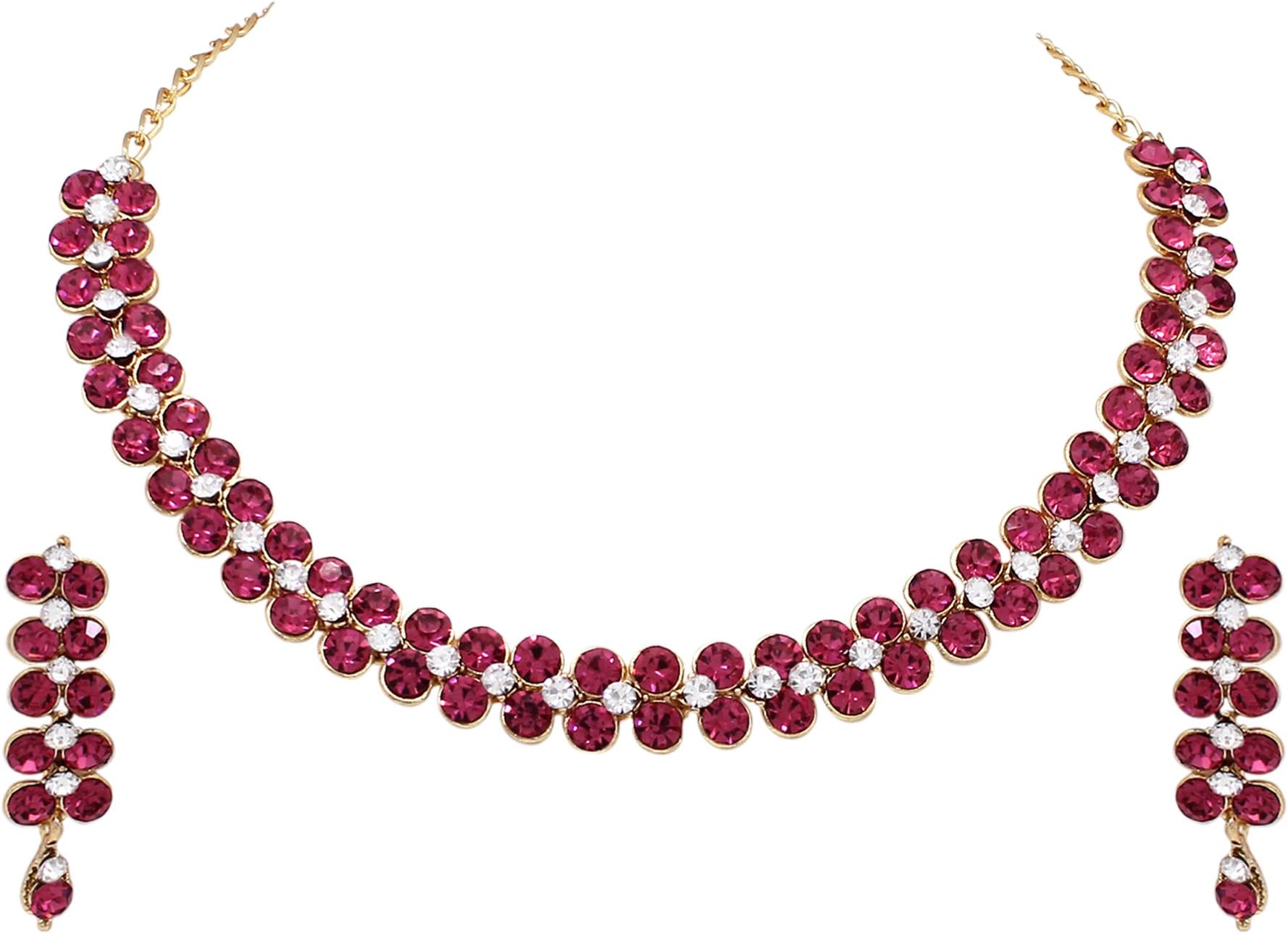 Atasi International Gold Plated Jewellery Set for Women (Golden) (GP1726)