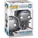 Funko POP! Marvel: Fantastic Four (2025) - Silver Surfer | Official Superheroes Merch - Collectable Vinyl Figurine for Shelf Display - Birthday Gift Idea for Fans and Collectors