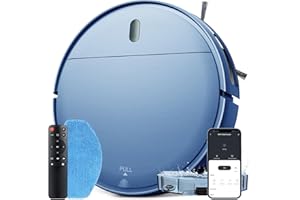 ZCWA Robot Vacuum and Mop Combo, 2 in 1 Mopping Robotic Vacuum with WiFi/App/Alexa, Robotic Vacuum Cleaner, Schedule Settings, Self-Charging, Ideal for Hard Floor, Pet Hair and Carpet