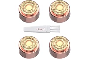 CEOOE Gen 3 Replacement Heads for Finishing Touch Flawless Generation 3, Compatible with Gen 3 Facial Hair Remover, 4 Pack