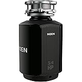 Moen GXS75C Host Series 3/4 HP Continuous Feed Garbage Disposal with Sound Reduction, Power Cord Included