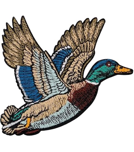 Ring-Necked Pheasant Embroidered Iron-On Patch - 2-7/8", Bird Theme For Crafts