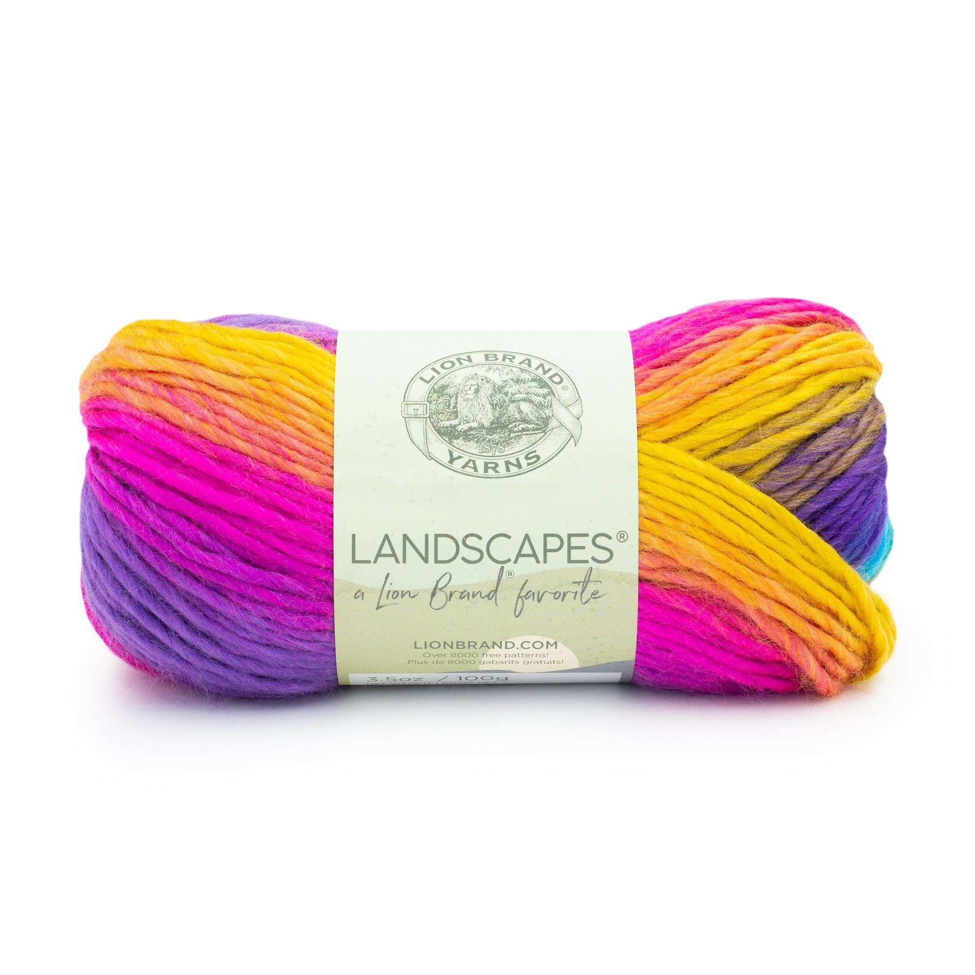 Photo 1 of (1 Skein) Lion Brand Yarn Landscapes Yarn, Boardwalk
