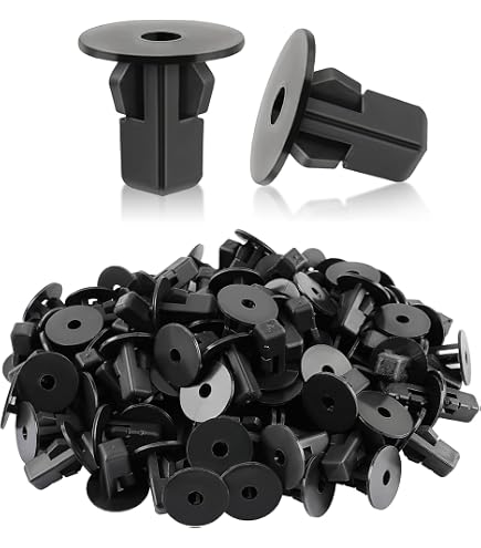 20 Clips De Fixation Isolation Capot Toyota - Référence 9046708081 - Plastique Noir 30x19 Mm - 4