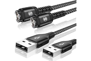 SWEGUARD Garmin Watch Charger Cable [2-Pack,4ft] Compatible with Garmin Fenix 8 7 7X Pro 6 6X 5 5S 5X,Forerunner 965 955 945 265 245 55,Approach S70 S62 S60,Vívoactive 5 4s 3,Venu Sq 3 2S,Epix Instinct Tactix
