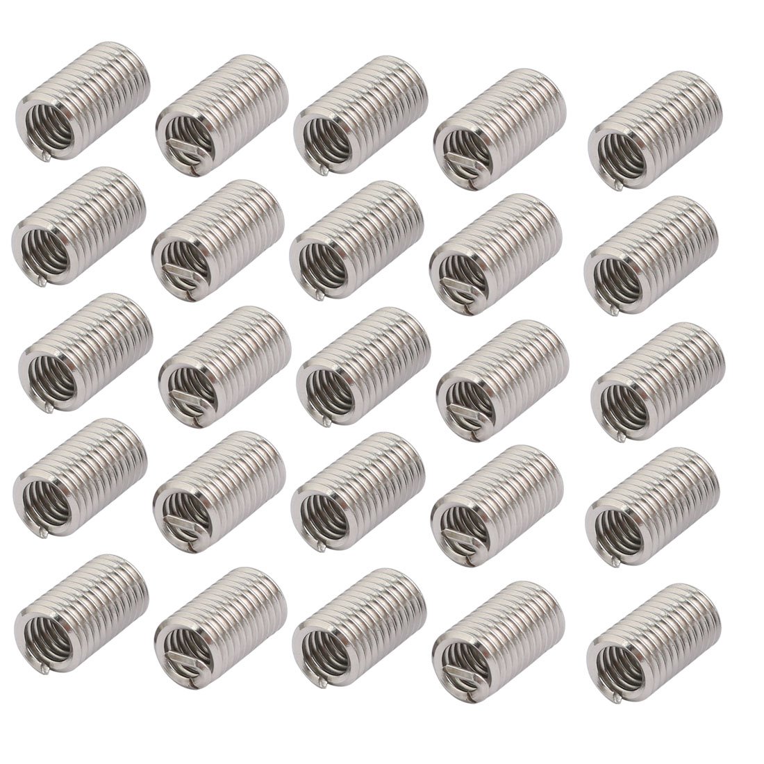 sourcingmap 1/4-20x0.75" 304 Stainless Steel Helical Coil Wire Thread Insert 25pcs