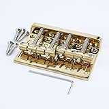 OVSAL Glod Electric Bass Guitar Bridge with Brass