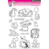 Penny Black PB30013 Clear Stamp Set, Critter Party