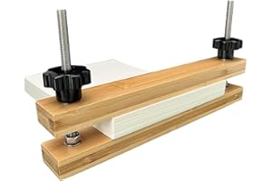 Bamboo Bookbinding Spine Press, 11 Inch Narrow Book Press for Spine Shaping and Bookbinding, for DIY Book