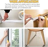 UPSEN Adhesive Weather Stripping Foam Tape 12mm x 3mm x 12m Doors Windows view 6