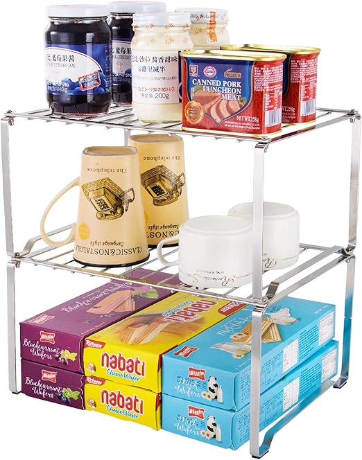 Amazon Com Yqh Expandable Stackable Kitchen Cabinet And Counter