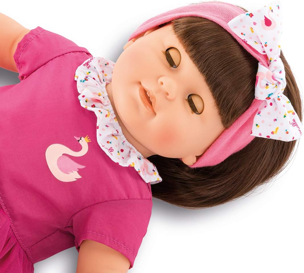 Corolle Mon Grand Poupon Alice In Brunette 36 Cm French Doll With Charm And Vanilla Scent Pink Toys Games Amazon Com