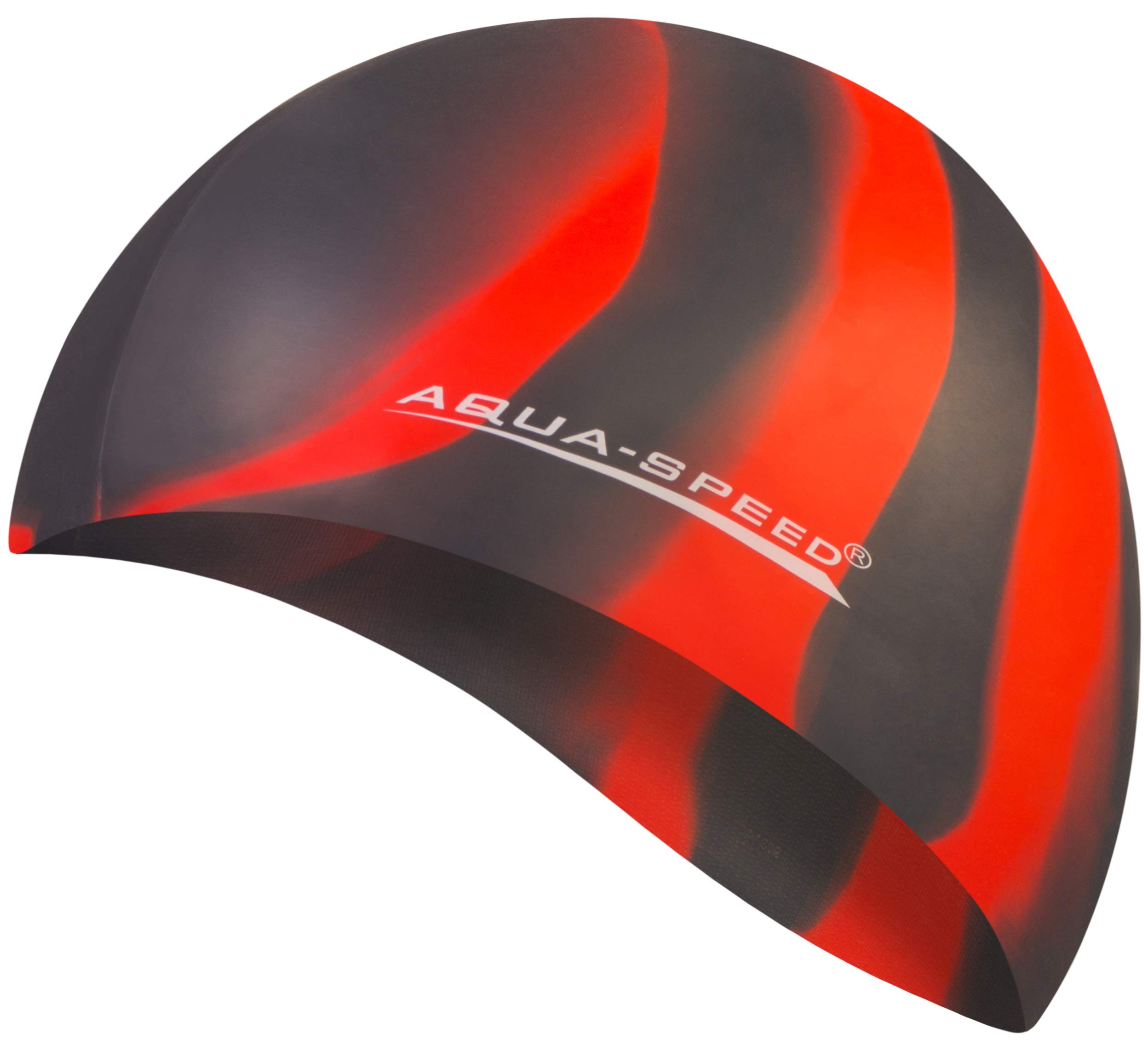 Aqua Speed BUNT Colourful swim cap + microfibre towel | adult | child | swimming cap | silicone | tearproof | waterproof | 44. colourful / 38