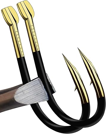 Amazon ナマズ鯉釣りフック 75パック淡水装置タングステン合金フィッシュフック 5サイズ 冷たい花 フック 針