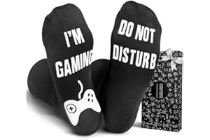 PARIGO Christmas Stocking Stuffers Gifts for Boys - Funny Gaming Socks for Him Novelty Gifts
