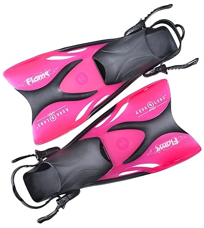 Aqua Lung Schwimmflossen/Schnorchelflossen Flame Junior für Kinder, Sport