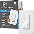 GE CYNC Smart Dimmer Light Switch & Motion Sensor, No Neutral Wire Required, Bluetooth and WiFi 3-Wire Switch, Works with Amazon Alexa and Google Home, White (1 Pack)