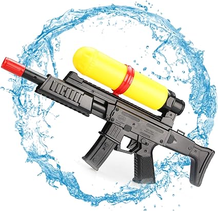 Amazon.com: OMIGAO - Pistola de agua para niños, juguetes de piscina, jabón de agua de alta capacidad para juegos de agua de verano, piscina, playa, arena, juguete de lucha contra el agua (