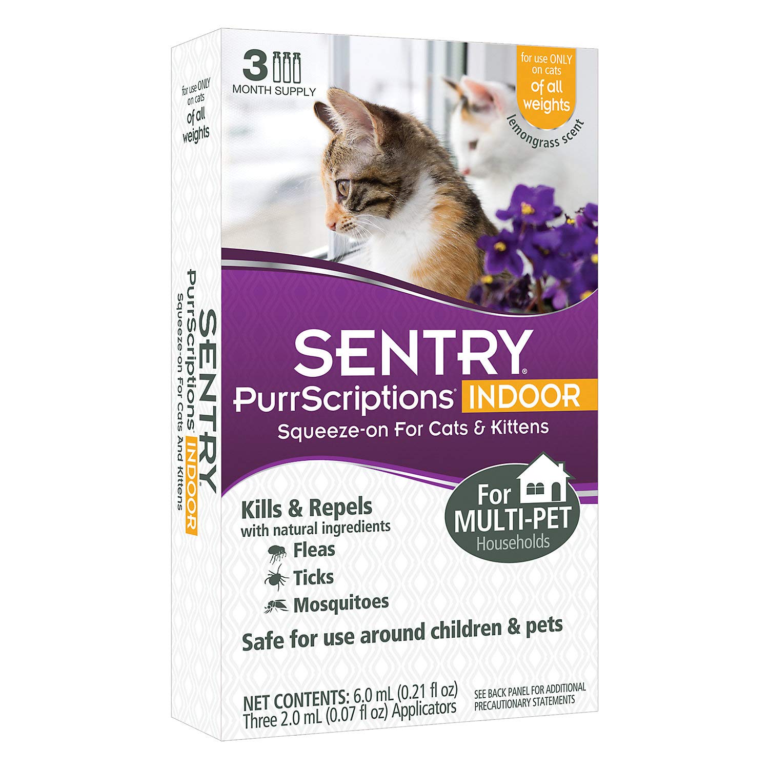 Reviews Sentry PurrScriptions Cat & Kitten SqueezeOn Flea & Tick