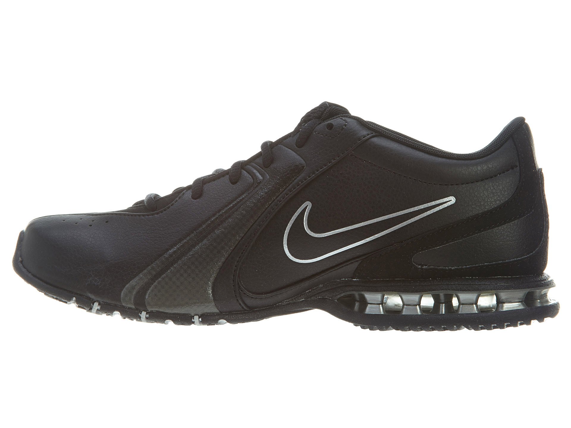 nike air baseline low men round toe leather basketball shoe