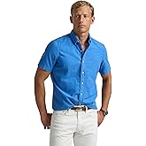 POLO RALPH LAUREN Mens Classic Fit Plaid Oxford Long Sleeve Workshirt