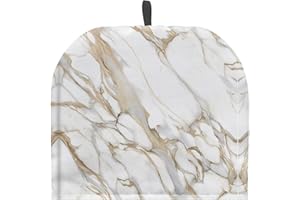 Qehuruxo Marble Tea Cozy for Teapot Kitchen Accessories Portable Foldable Tea Cozy Cover Home Decorative Tea Pot Cozy Insulate Tea Pot Protector with Top Handle