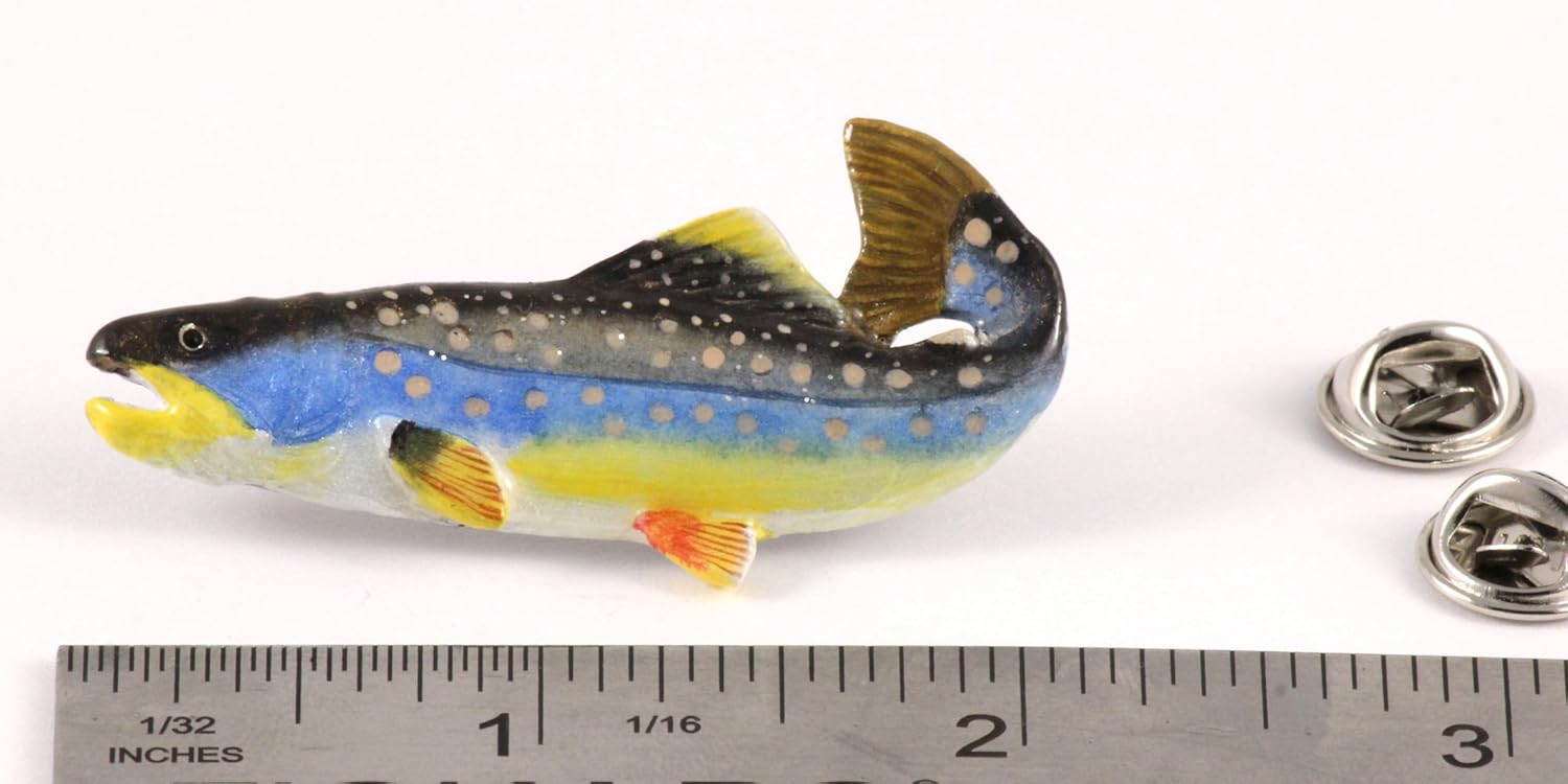 Pintado de~trucha ártica~~Imán de refrigerador de aceite de oliva ...