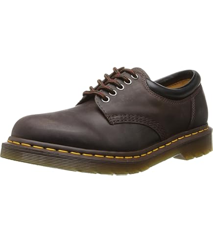 Dr. Martens Bota unissex 101 Crazy Horse Leather 6 Eye Boot